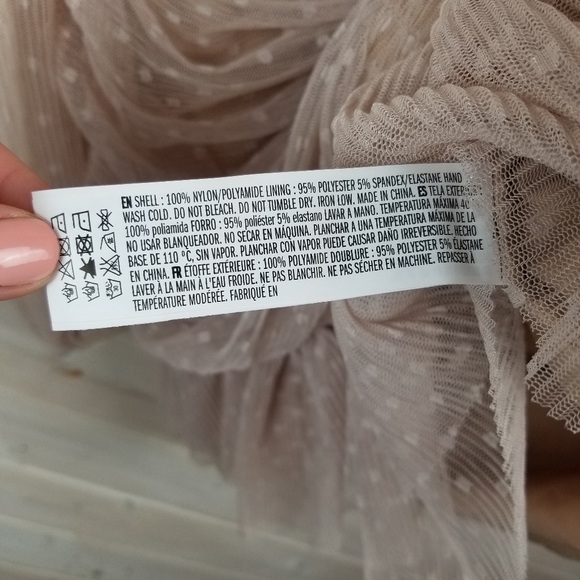 Endless Rose | NWT French Dot Rouched Dress - Picture 6 of 8